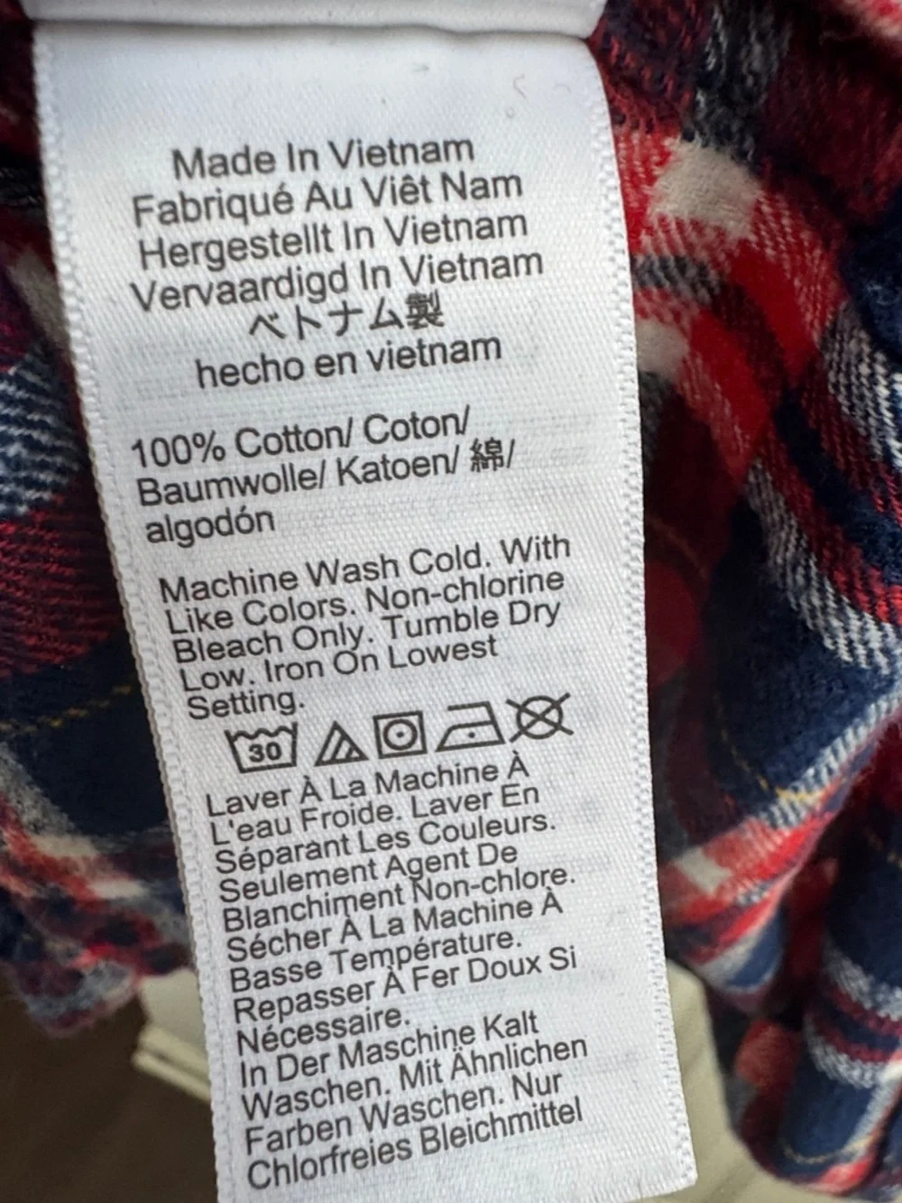J. Crew classic plaid